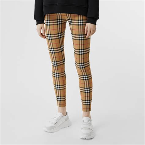 burberry style leggings|burberry vintage check leggings.